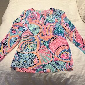 Lilly Pulitzer Elsa Silk Top
